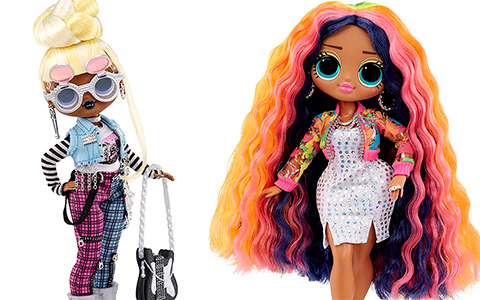 LOL OMG Series 6 dolls: Melrose and Sketches