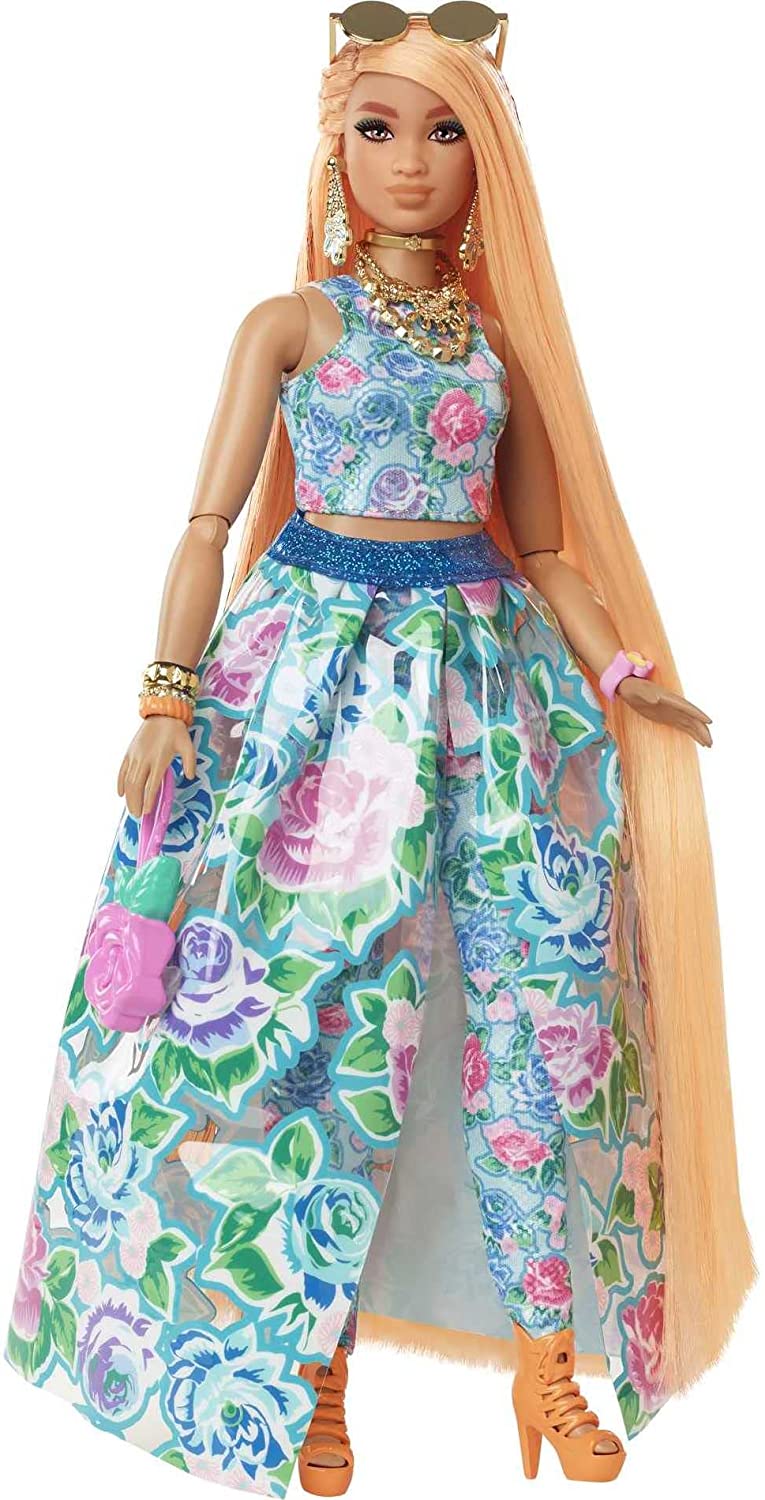 Barbie Extra Fancy in Floral Dress HHN14