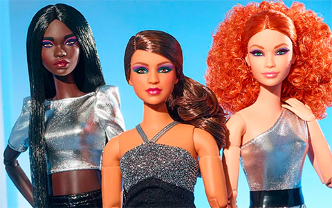 New Barbie Looks dolls 2022 Metallic