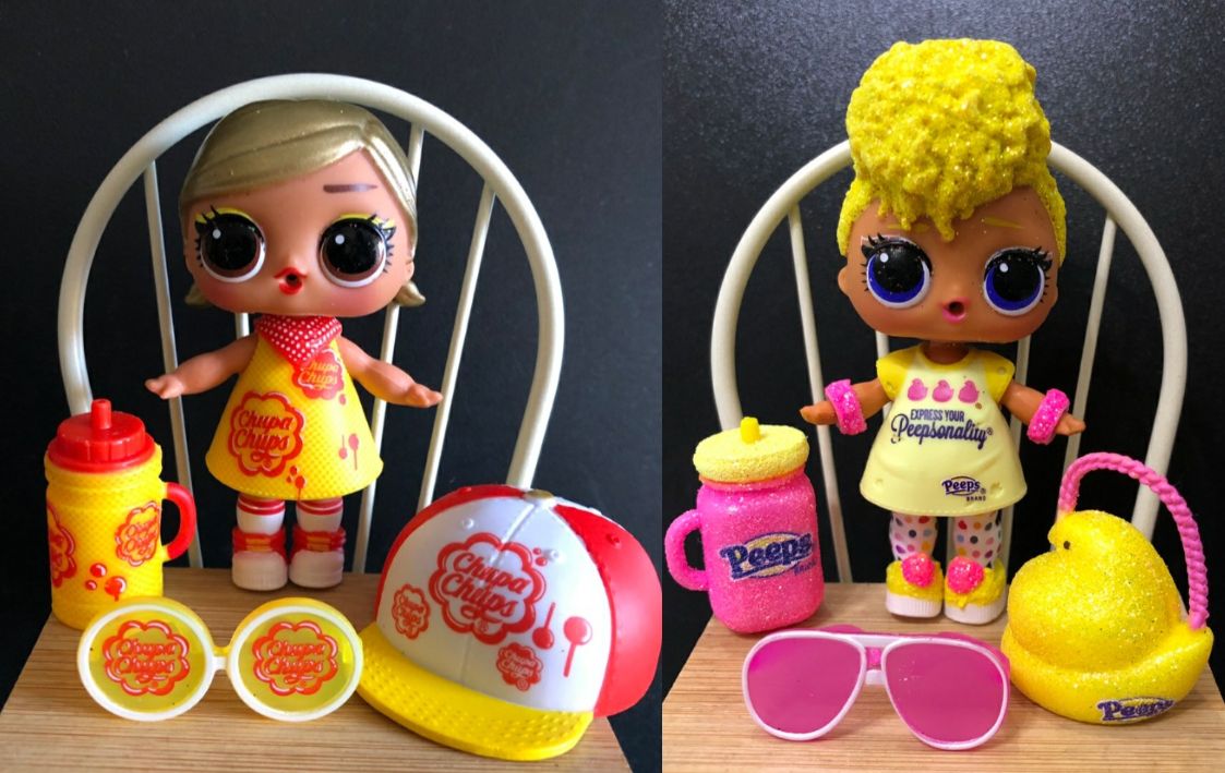 LOL Surprise Loves Mini Sweets dolls in style of famous candies Kisses Peps Hershey s PEZ Chupa Chups and more YouLoveIt