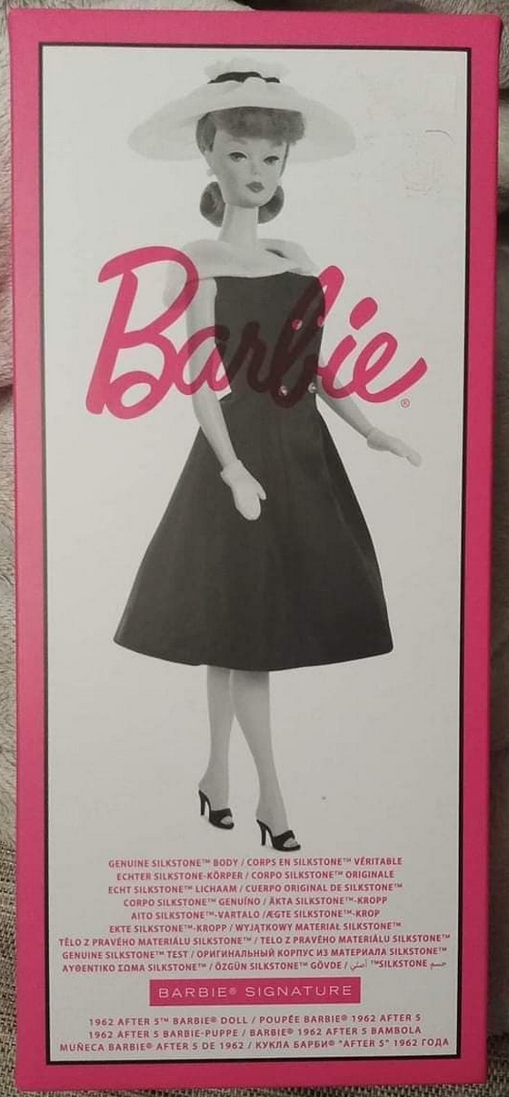 Barbie Signature 1962 After 5 Silkstone reproduction 2022 doll