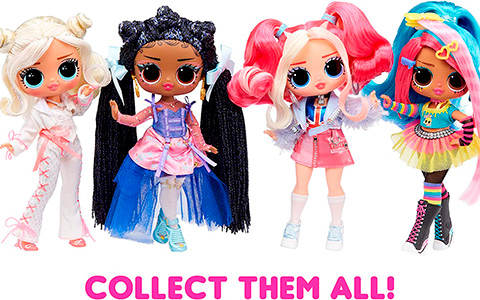 LOL Surprise Tweens series 3 dolls: Chloe Pepper, Marilyn Star, Emma Emo, Nia Regal