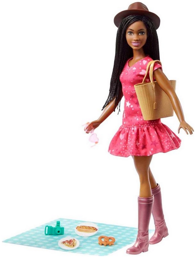Barbie Life in The City Star Pattern Red Dress Fashion Pack