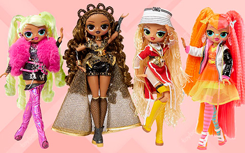 LOL OMG Fierce dolls: new Swag, Neonlicious, Royal Bee and Lady Diva