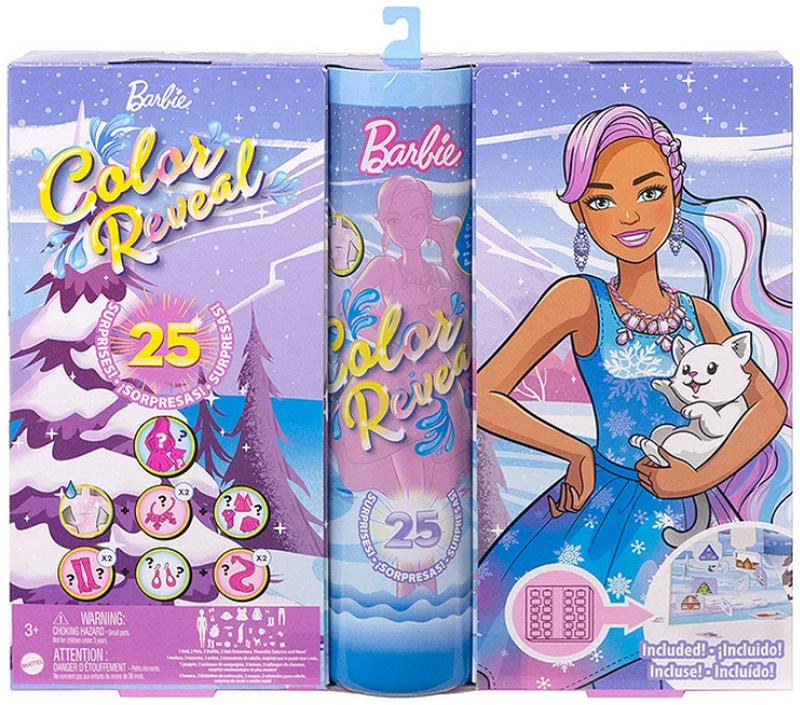 Barbie Color Reveal Advent Calendar 2022