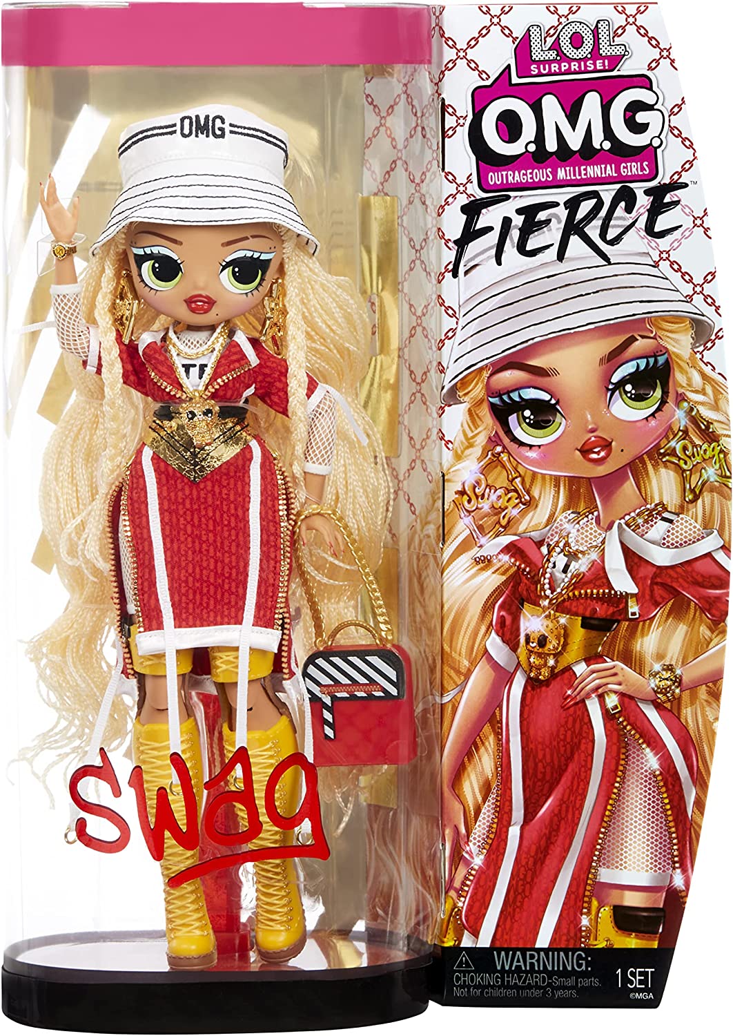 LOL Surprise Diva & Neonlicious Dolls NEW Royal Bee OMG 4 Pack Series 1 Swag 