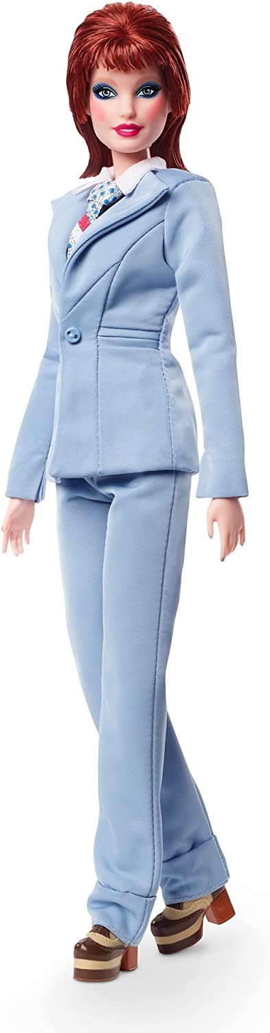 Barbie David Bowie collector doll 2022 in light blue costume from Life on Mars