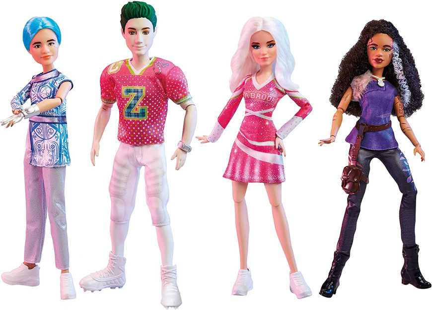 Disney Zombies 3 Leader of The Pack dolls 4-pack