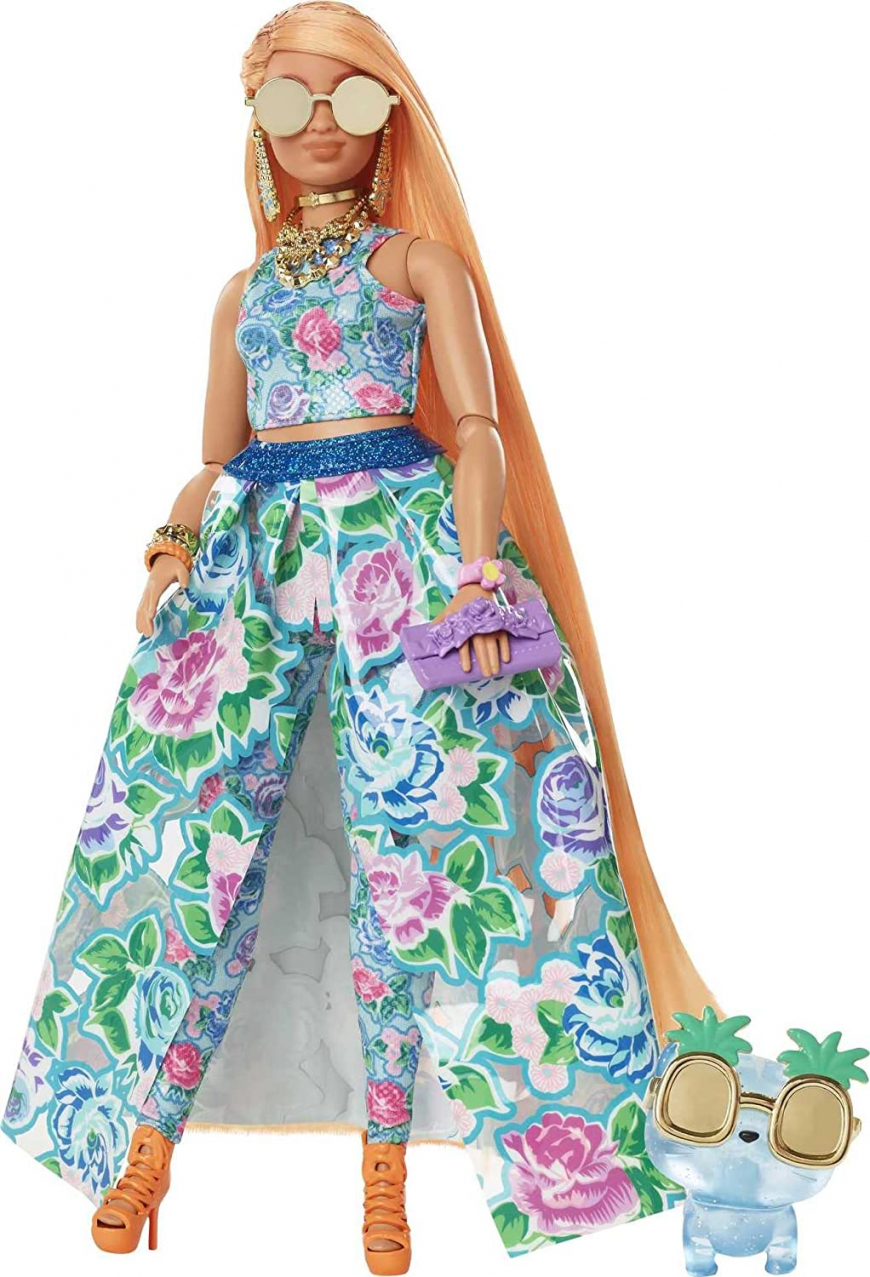 Barbie Extra Fancy in Floral Dress HHN14