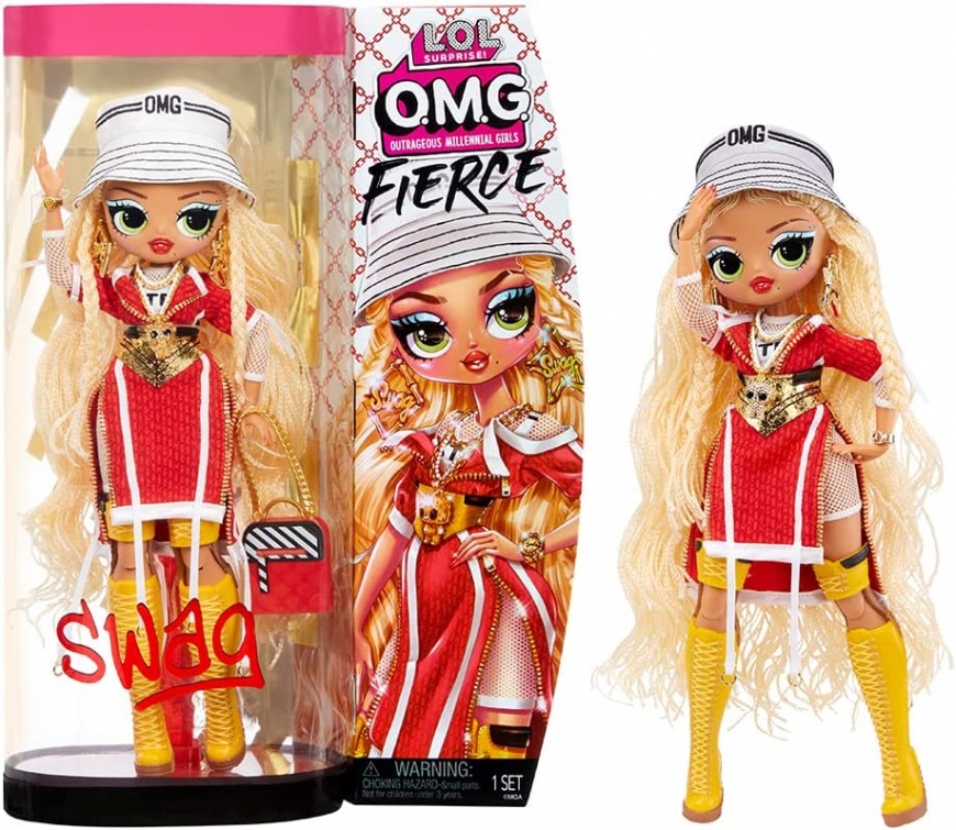 LOL OMG Fierce Swag doll stock images