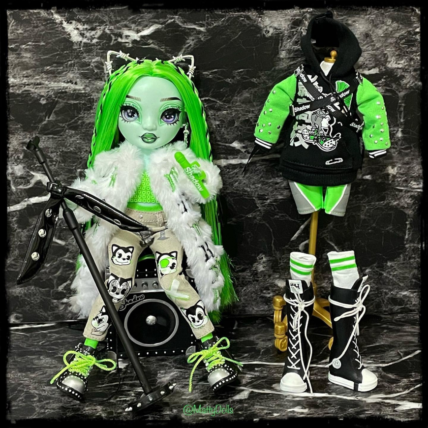 Rainbow Vision Shadow High Neon Shadow - Harley Limestone doll