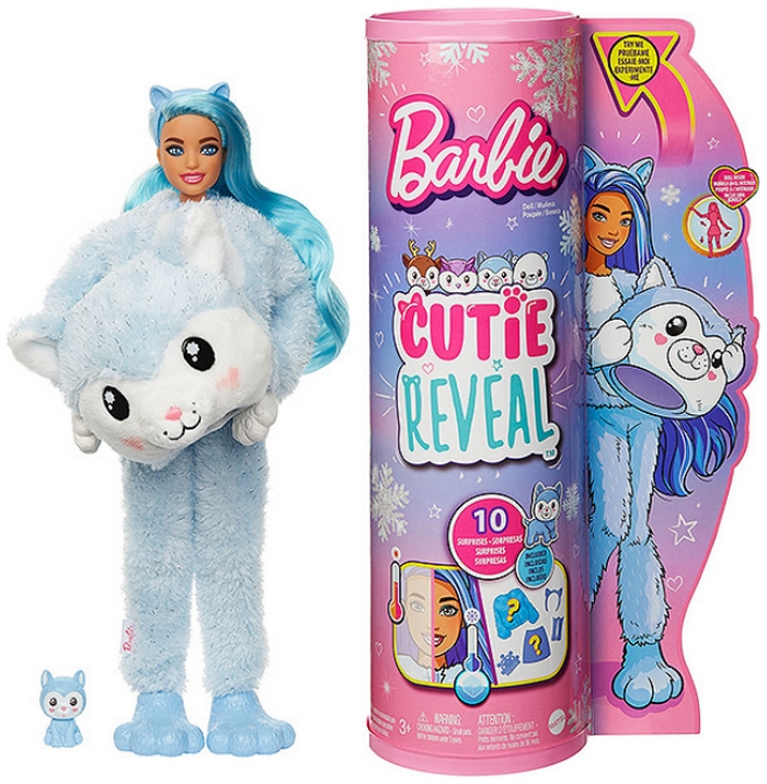 Barbie Cutie Reveal Winter Sparkle Polar Bear doll