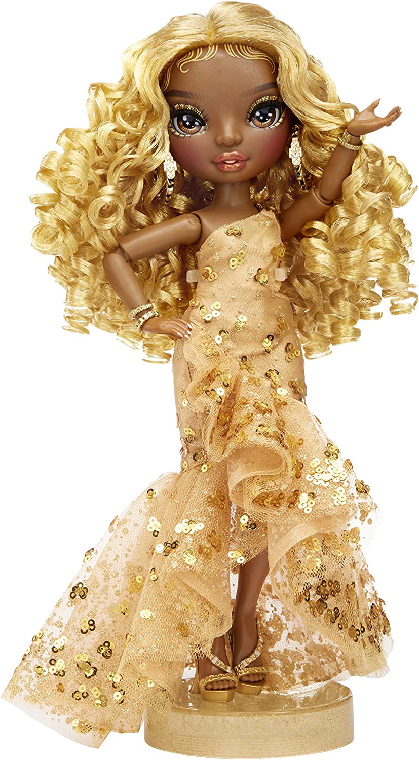 Rainbow Vision Rainbow High Rainbow Divas  - Meline Luxe (Gold Yellow) doll
