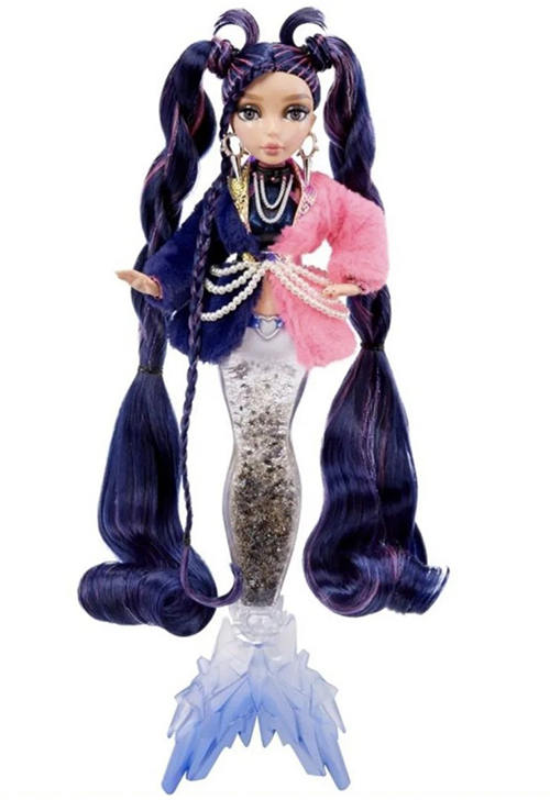 Mermaze Mermaidz Winter Waves dolls: Harmonique, Kishiko, Nera, Crystabella and Gwen
