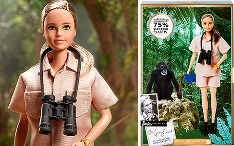 Dr. Jane Goodall Barbie Inspiring Women Doll