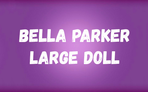 Rainbow High Bella Parker Large Doll - My Runway Friend Special Edition Fashion doll 24-inches tall 2022
