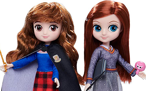 New Harry Potter Wizarding World fashion dolls from Spin Master 2022: Harry Potter and the Prisoner of Azkaban, Hermione Granger and Ginny Weasley