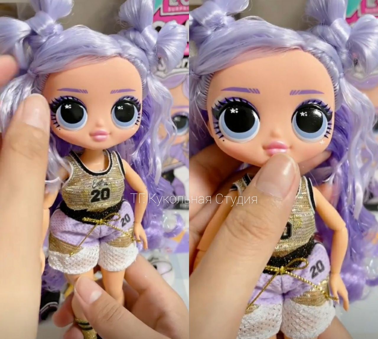 LOL OMG Sports series 3 dolls Sparkle Star and Court Cutie