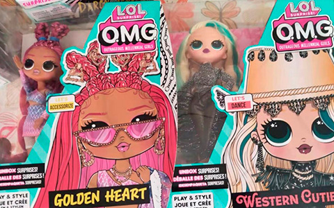 New LOL OMG dolls Golden Heart and Western Cutie