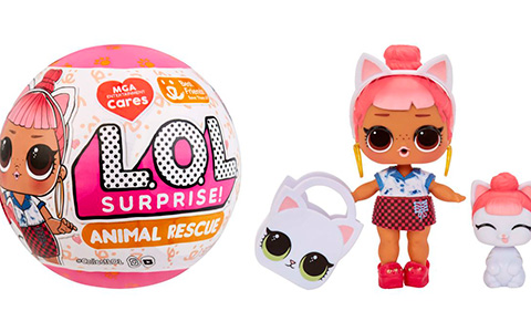 LOL Surprise MGA Cares Animal Resque limited edition dolls