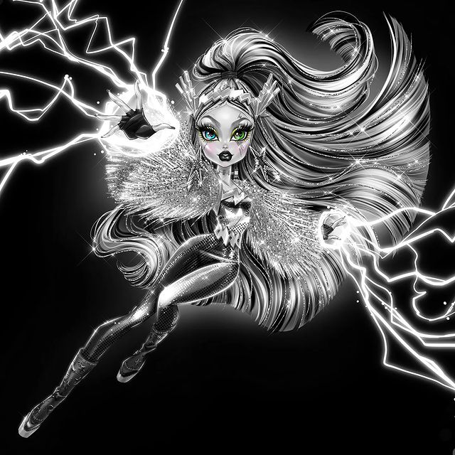 Monster High Collector Fankie Stain Voltageous Comic Con 2022 pictures art illustration