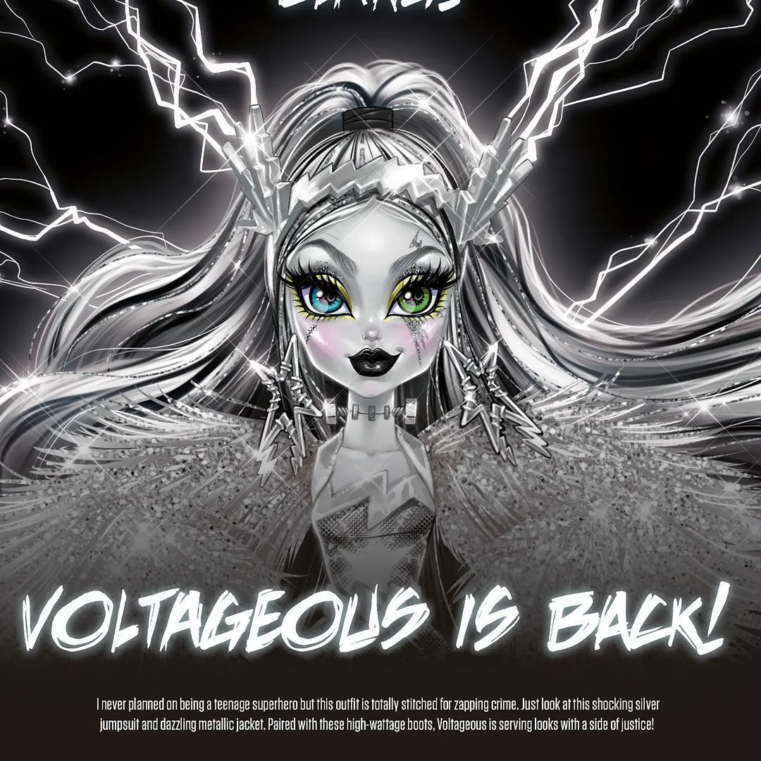 Monster High Collector Fankie Stain Voltageous Comic Con
