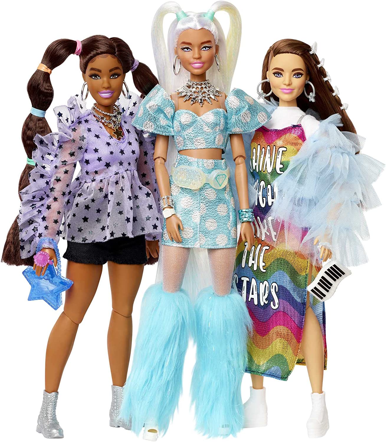 Barbie Extra 5 pack doll set with new exclusive Barbie Extra doll 2022