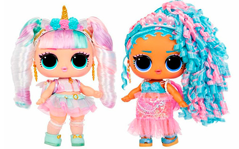 LOL Surprise Big Baby Hair Hair Hair dolls: Unicorn and Splash Queen