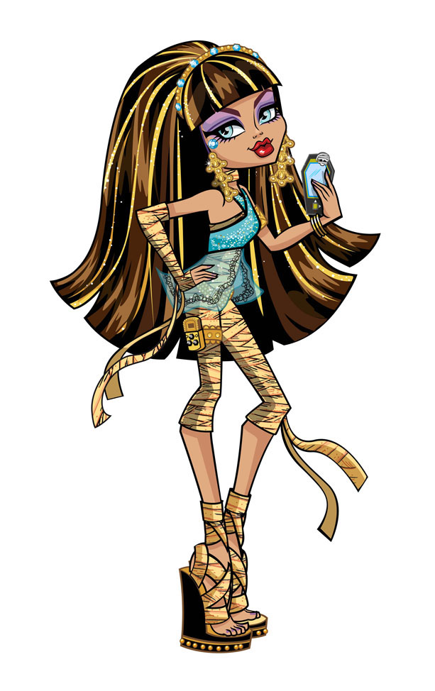 Monster High coloring pages and official promo images