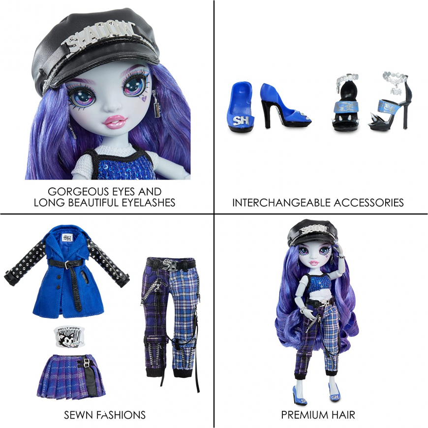 Rainbow Vision Shadow High Neon Shadow - Uma Vanhoose (Neon Blue) doll