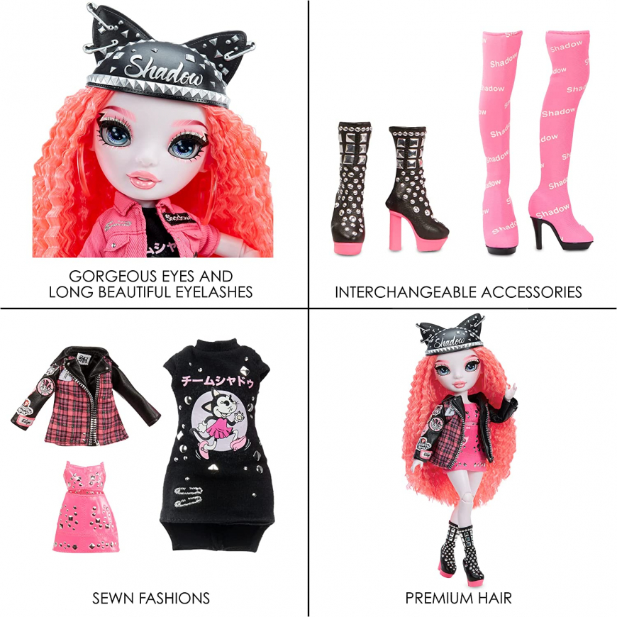 Rainbow Vision Shadow High Neon Shadow - Mara Pinkett (Neon Pink) doll