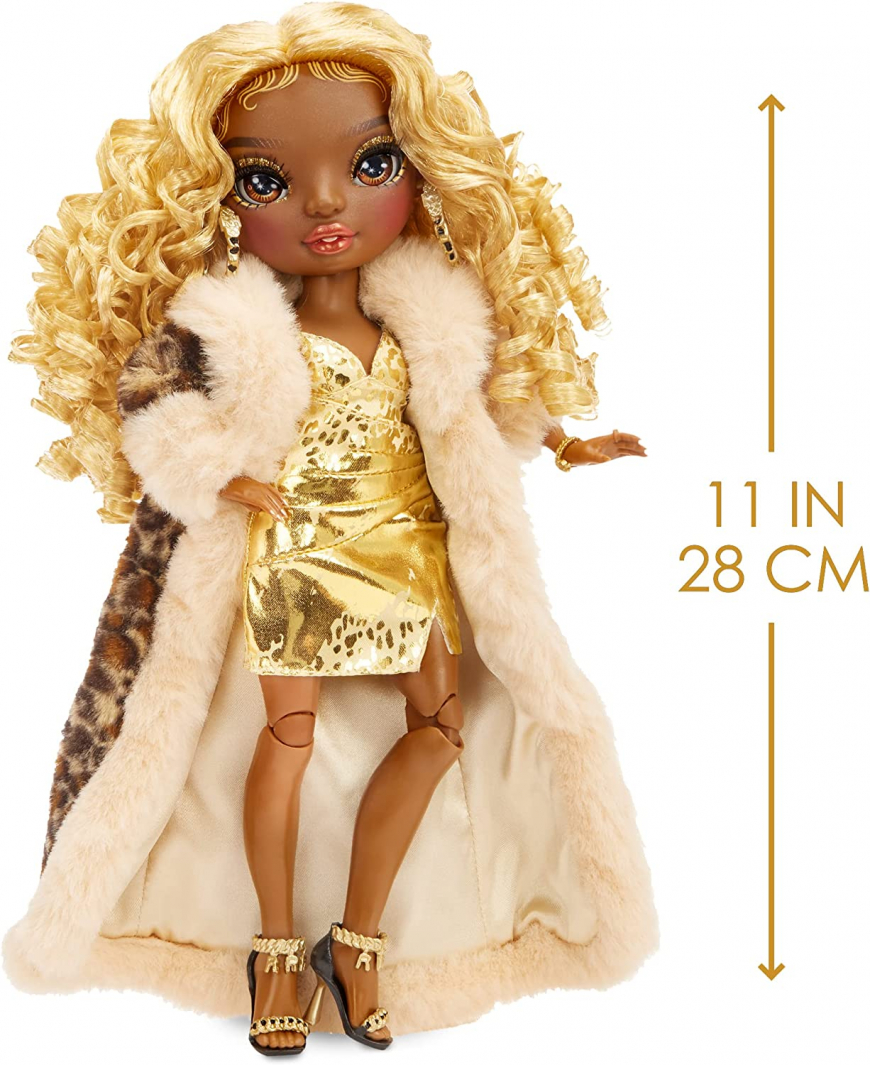 Rainbow Vision Rainbow High Rainbow Divas  - Meline Luxe (Gold Yellow) doll