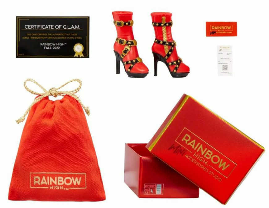 Rainbow High mini Accessories Studio Shoes