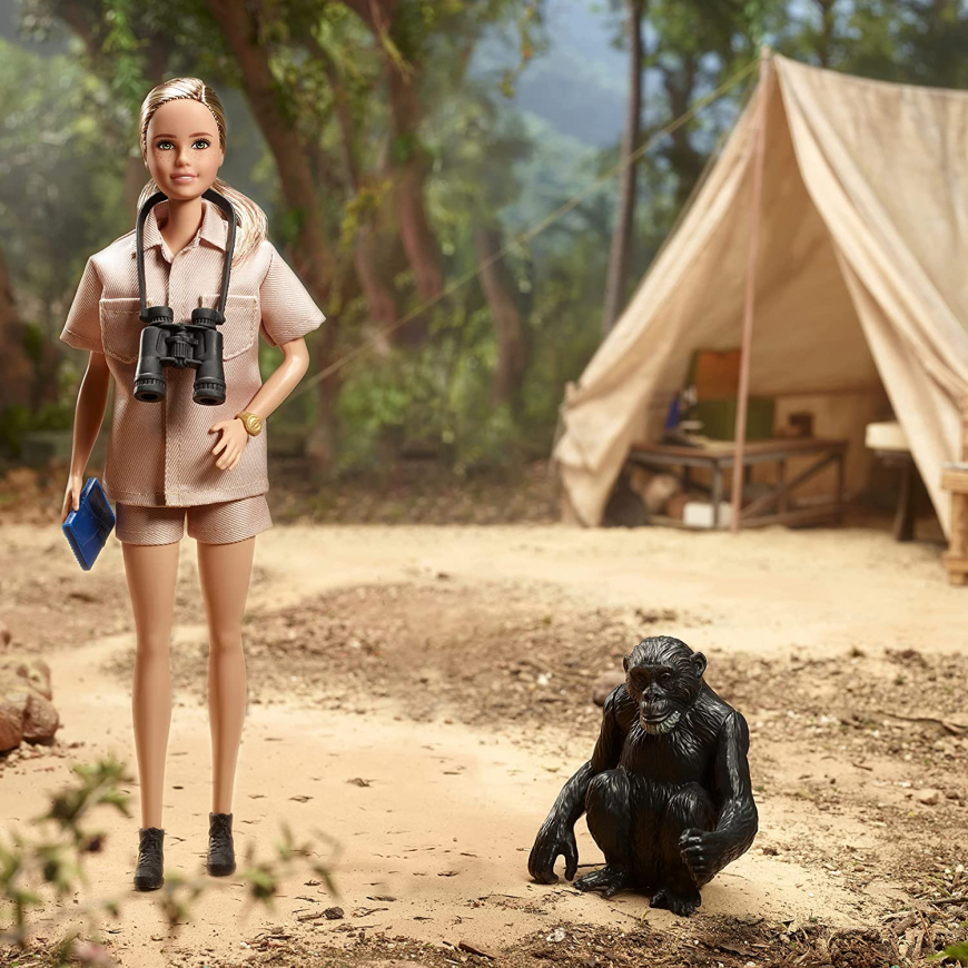 Dr. Jane Goodall Barbie Inspiring Women Doll