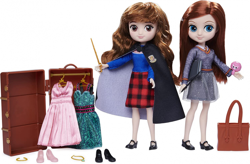 Wizarding World Harry Potter, Hermione Granger and Ginny Weasley Deluxe Dolls