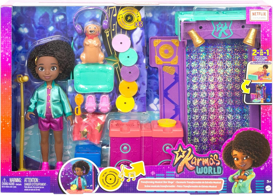 Karma's World Transforming Musical Star Stage doll playset