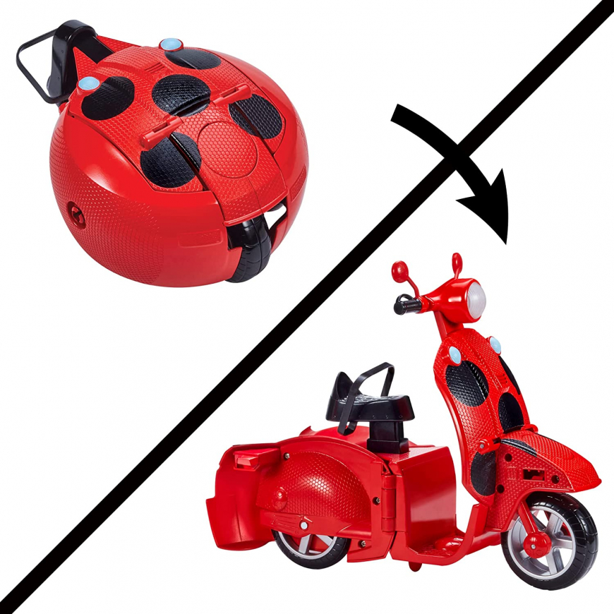 Switch N Go Scooter with Exclusive 10.5” Ladybug Lucky Charms Fashion Doll