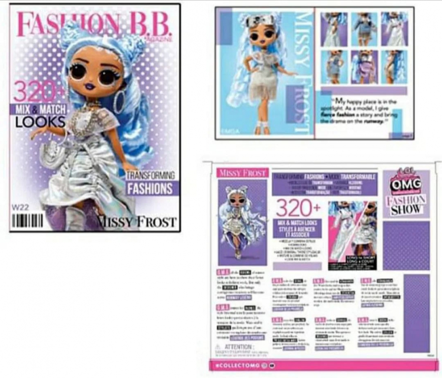 LOL OMG Fashion Show Missy Frost doll