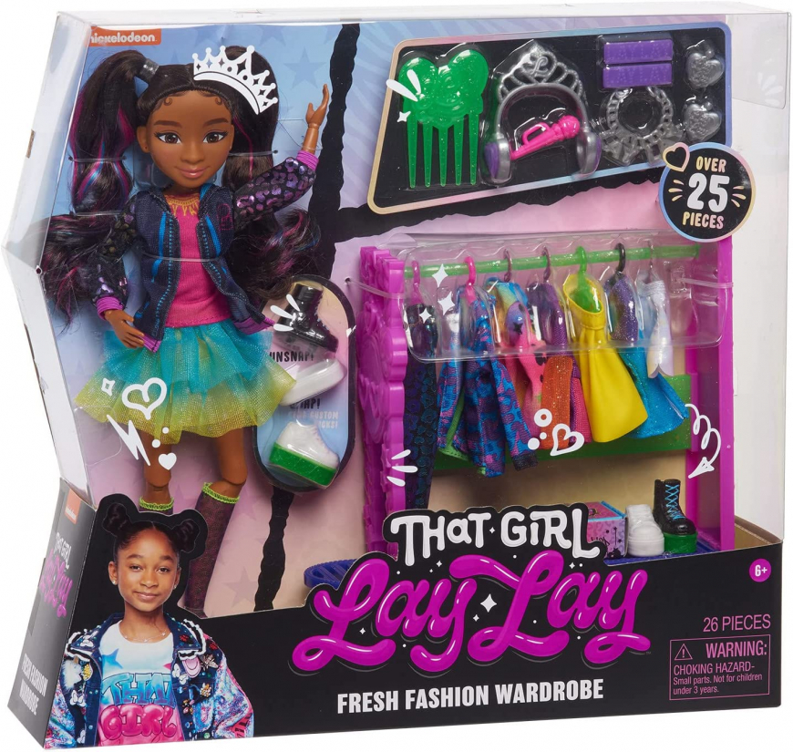 That Girl Lay Lay Fresh Fashions Wardrobe with doll