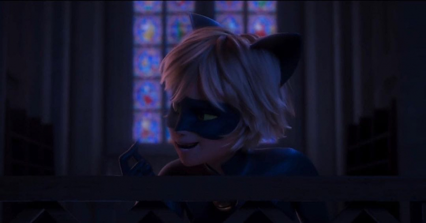 Miraculous Awakening movie pictures with Cat Noir and Adrien