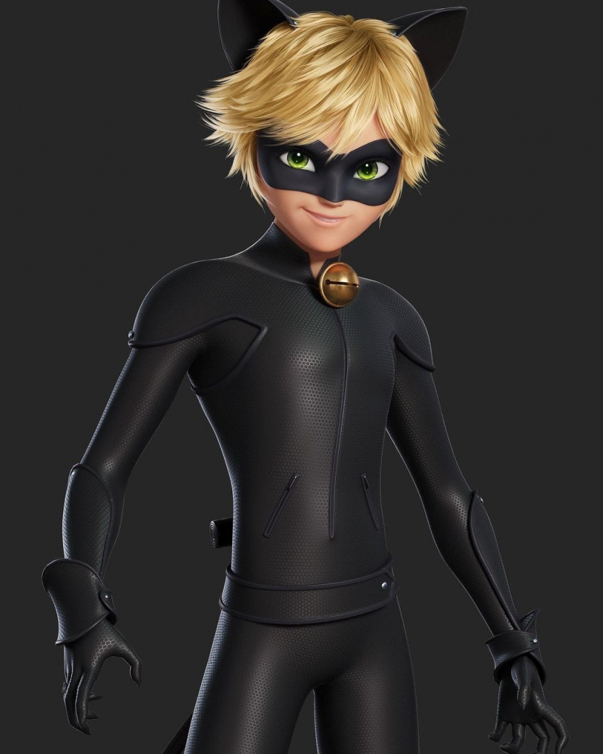 Miraculous Awakening movie pictures with Cat Noir and Adrien