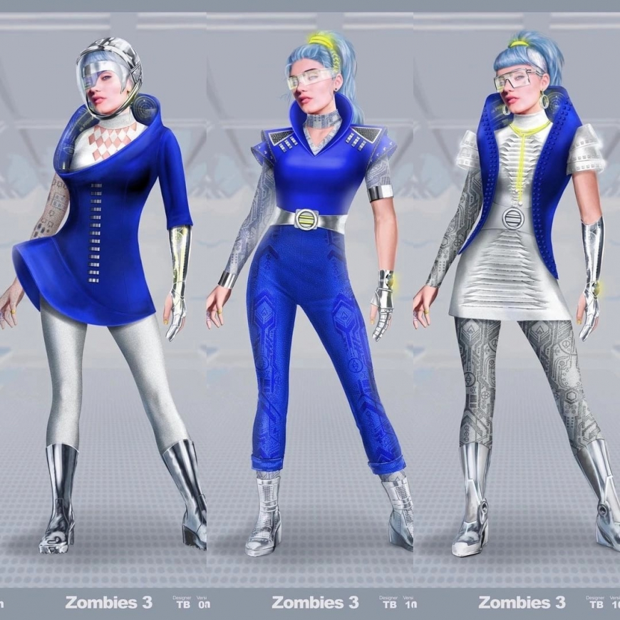 Alien Addison outfit concept art