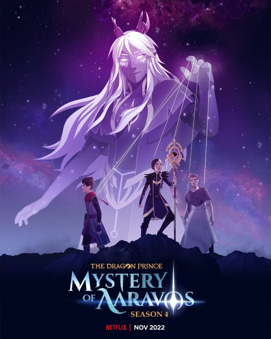 The Dragon Prince season 4 Mistery of Aaravos poster
