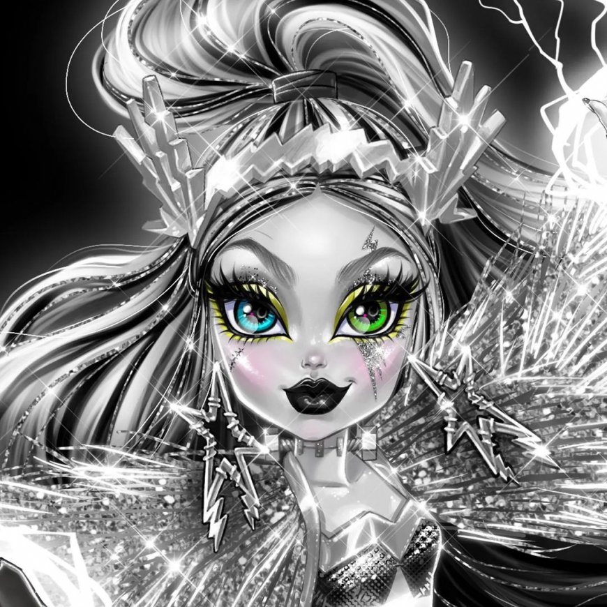 Monster High Collector Fankie Stain Voltageous Comic Con 2022 pictures art illustration