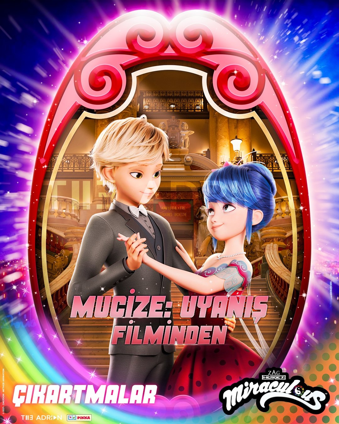 Miraculous Ladybug Fashion Flip Marinette/Ladybug 50375 – Bambola Trasformabile