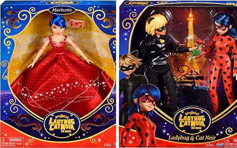 Miraculous Ladybug and Cat Noir Awakening Movie dolls: Marinette Collector fashion doll, 2 pack deluxe set and more