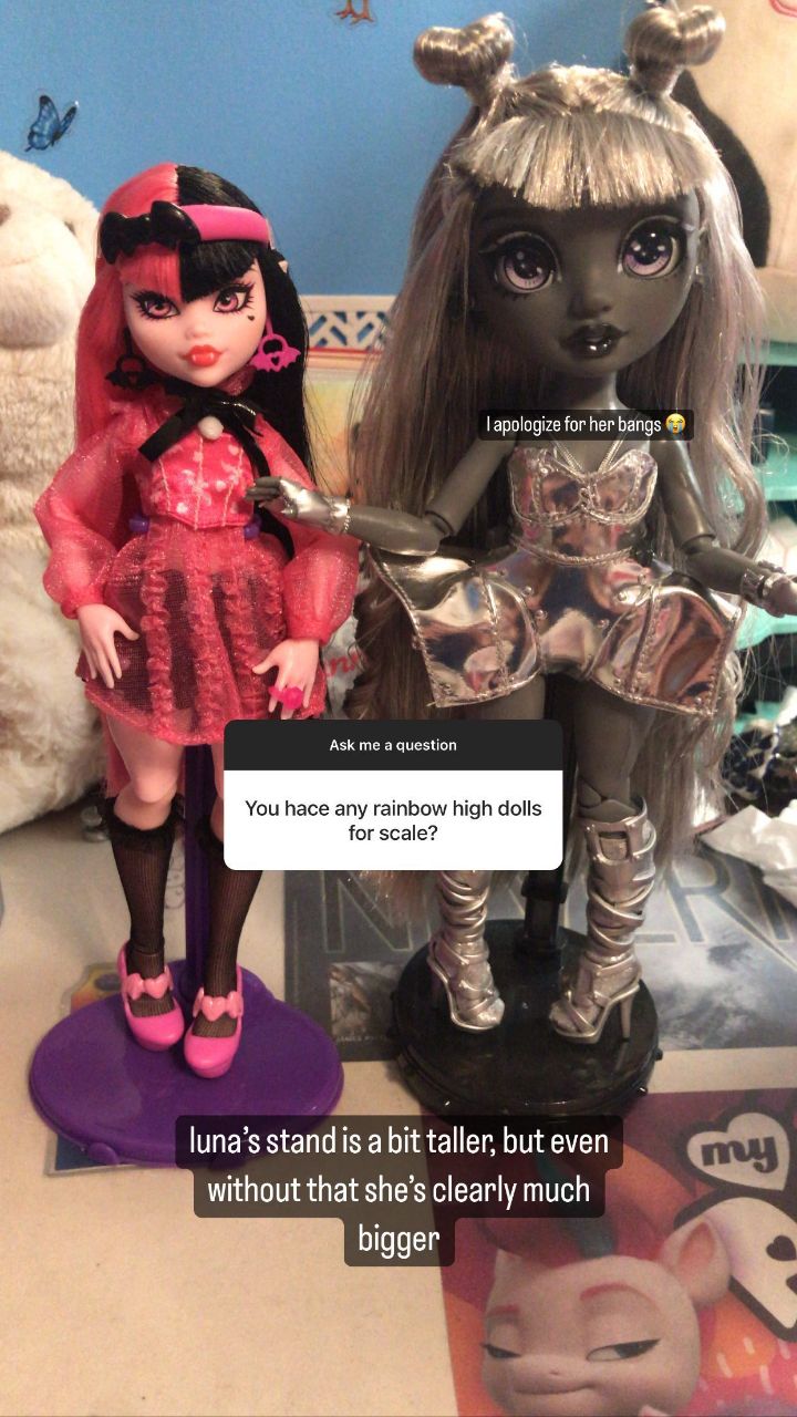 Draculaura 2022 reboot generation 3 doll in real life