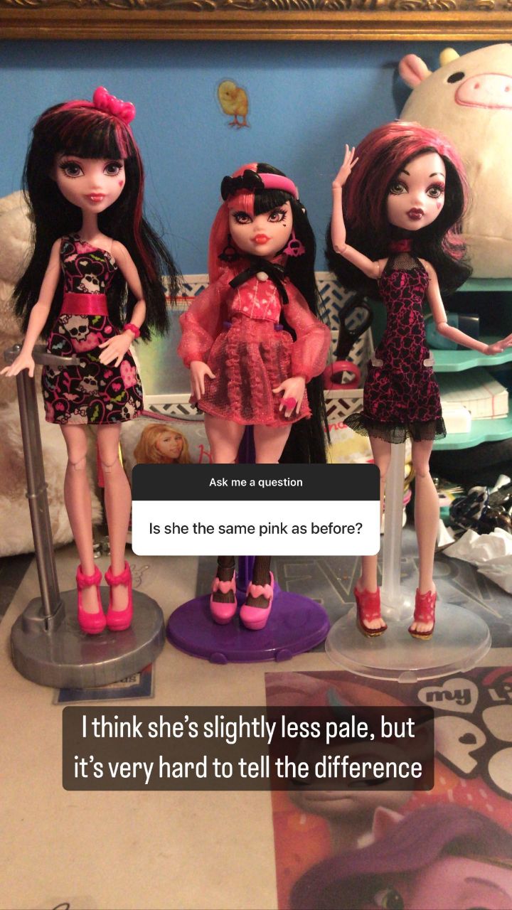 Draculaura 2022 reboot generation 3 doll in real life