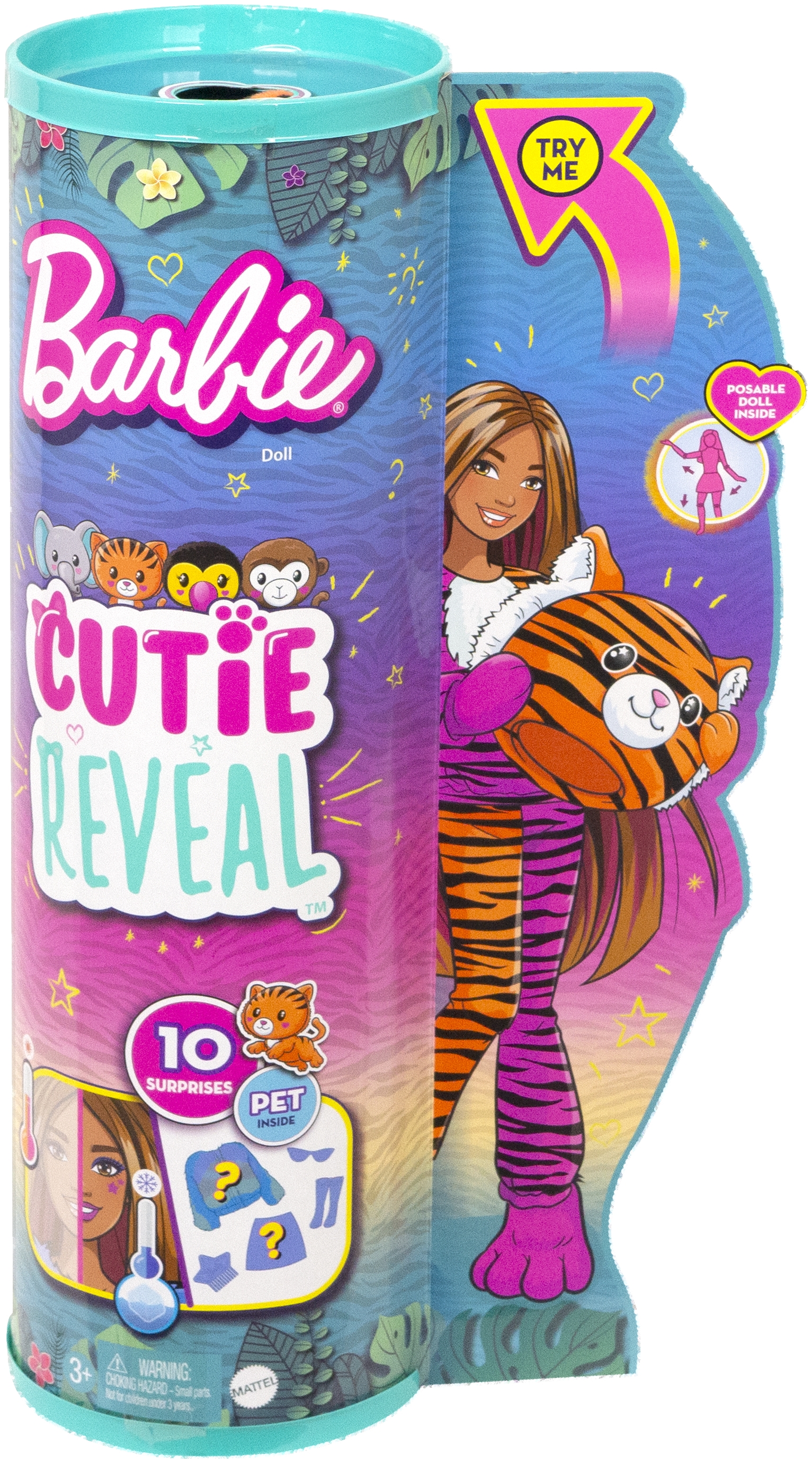 BARBIE CUTIE REVEAL TIGER - THE TOY STORE