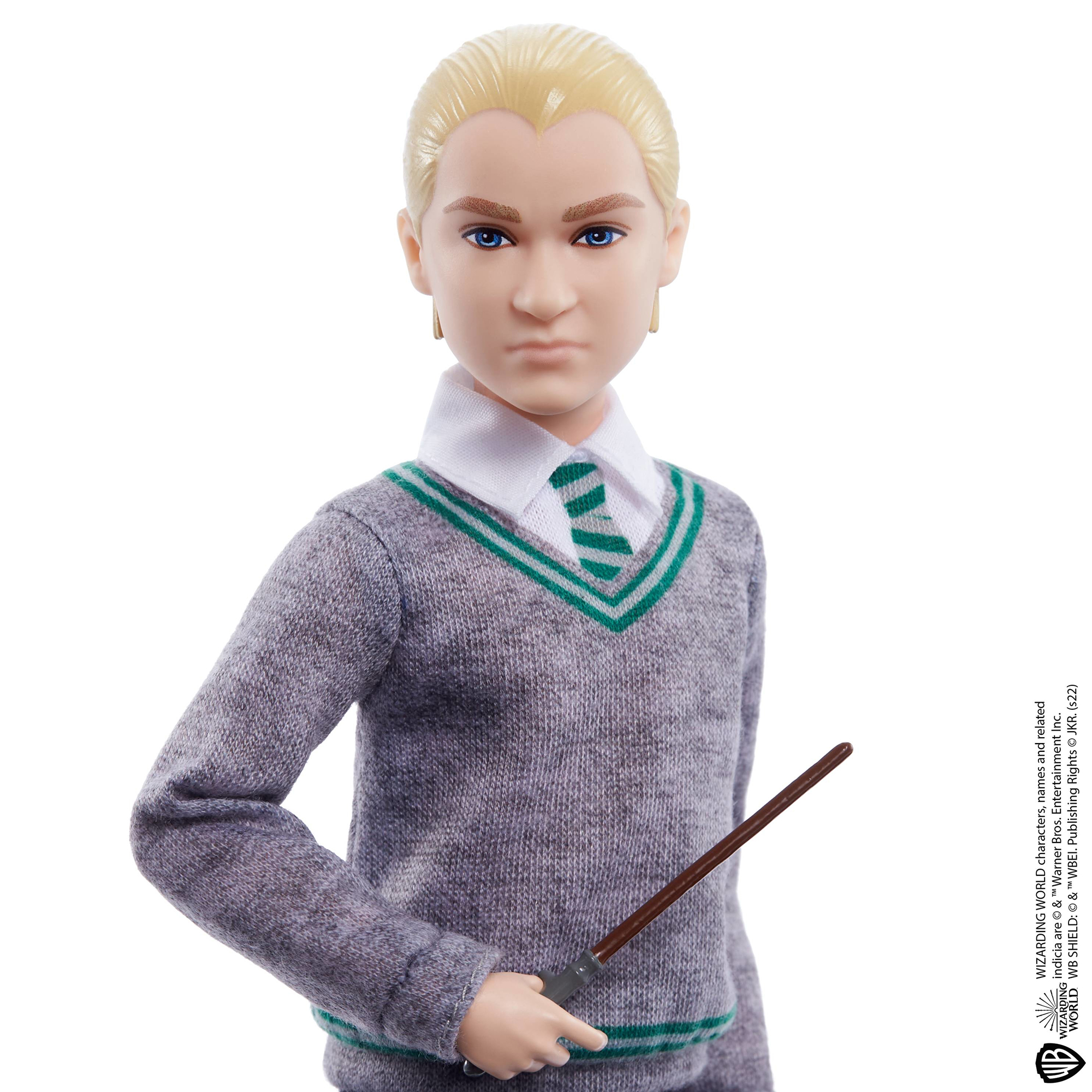 New Harry Potter dolls from Mattel Draco Malfoy and Luna Lovegood in school outfits YouLoveIt